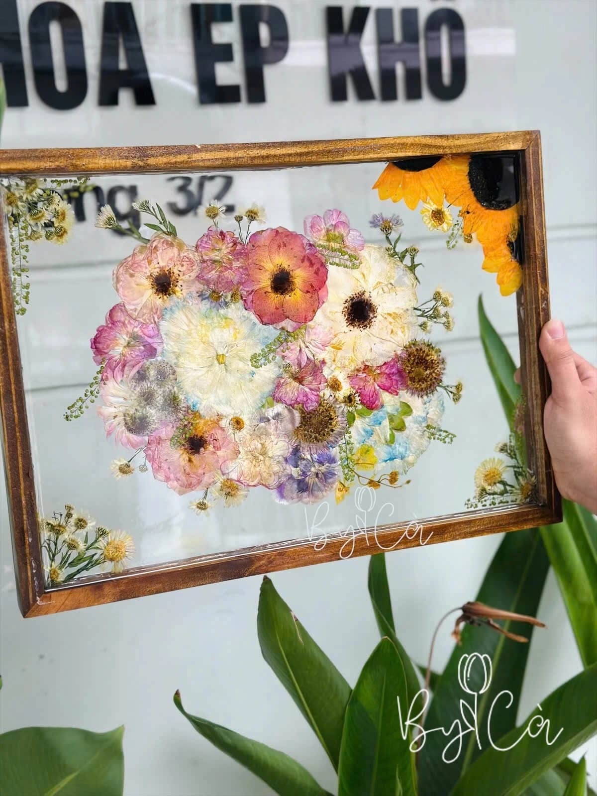 Tranh hoa Resin 2D A3 (30x40cm)
